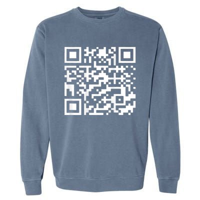 Funny Qr President Trump 45/47 Usa Trump Dancing Code Garment-Dyed Sweatshirt