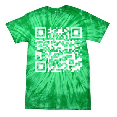 Funny Qr President Trump 45/47 Usa Trump Dancing Code Tie-Dye T-Shirt