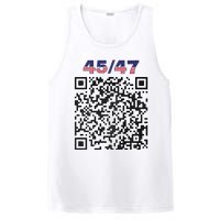 Funny Qr President Trump 4547 Trump Dancing Code (Back) PosiCharge Competitor Tank