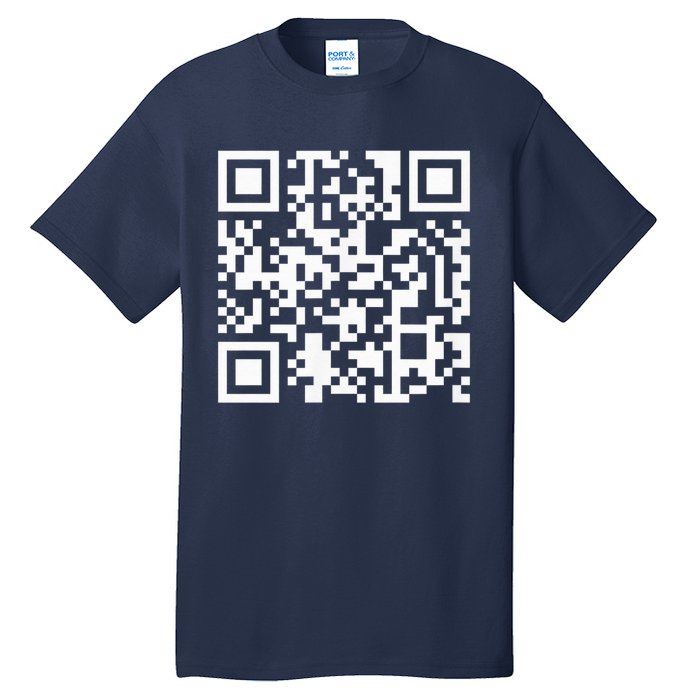 Funny Qr President Trump Dance Code Tall T-Shirt