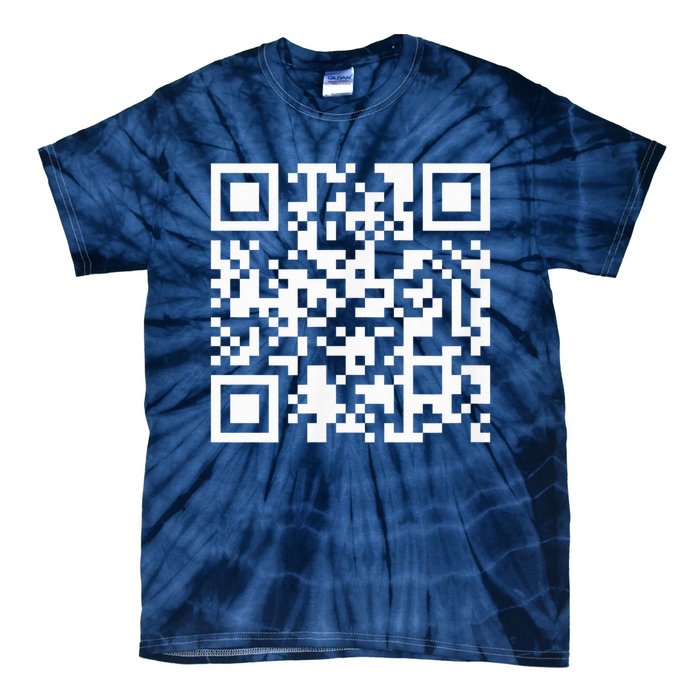 Funny Qr President Trump Dance Code Tie-Dye T-Shirt