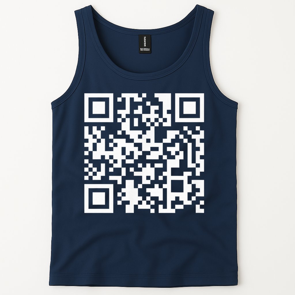 Funny Qr President Trump Dance Code Tank Top