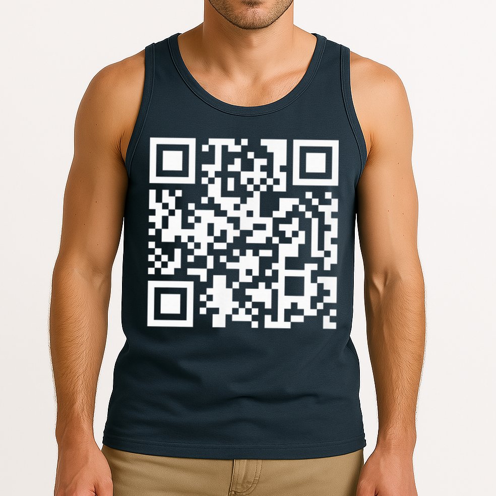 Funny Qr President Trump Dance Code Tank Top