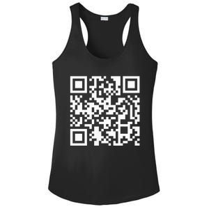 Funny Qr President Trump Dance Code Ladies PosiCharge Competitor Racerback Tank