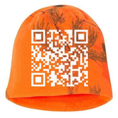 Funny Qr President Trump Dance Code Kati - Camo Knit Beanie