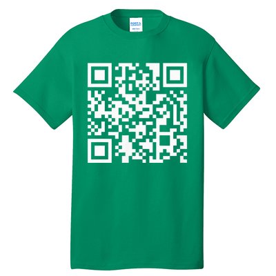 Funny Qr President Trump Dance Code Tall T-Shirt