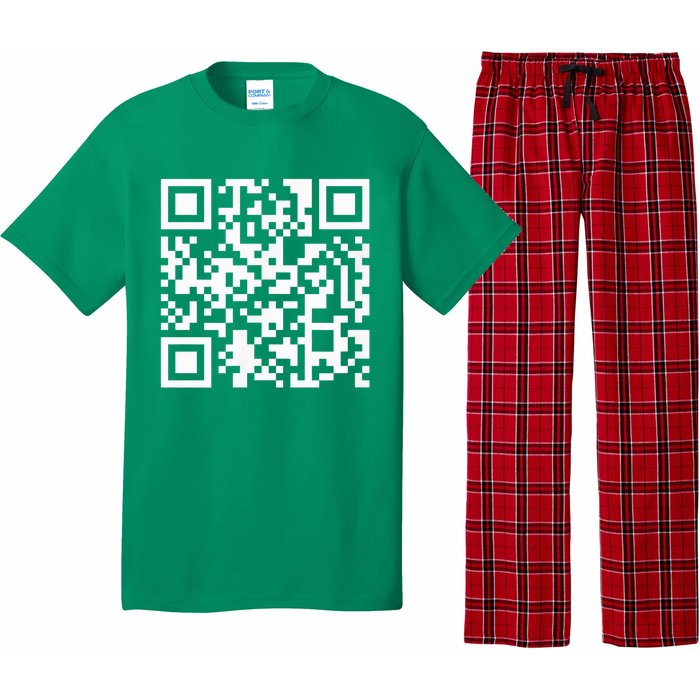 Funny Qr President Trump Dance Code Pajama Set