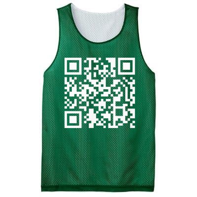 Funny Qr President Trump Dance Code Mesh Reversible Basketball Jersey Tank