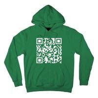 Funny Qr President Trump Dance Code Tall Hoodie