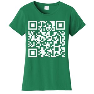 Funny Qr President Trump Dance Code Women's T-Shirt