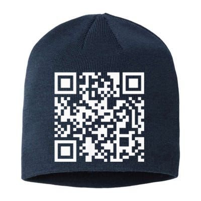 Funny Qr President Trump Dance Code Sustainable Beanie