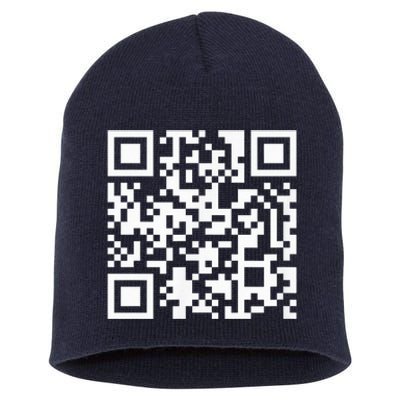 Funny Qr President Trump Dance Code Short Acrylic Beanie