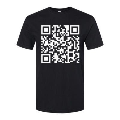 Funny Qr President Trump Dance Code Softstyle CVC T-Shirt