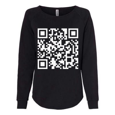 Funny Qr President Trump Dance Code Womens California Wash Sweatshirt