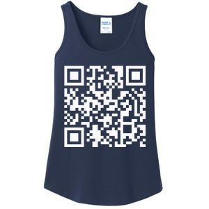 Funny Qr President Trump Dance Code Ladies Essential Tank