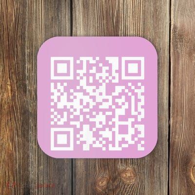 Funny Qr President Trump Dance Code Coaster