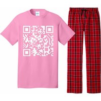 Funny Qr President Trump Dance Code Pajama Set