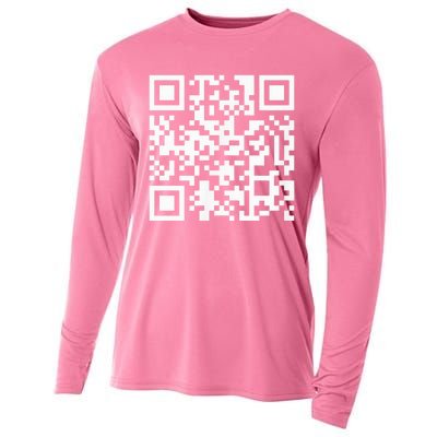 Funny Qr President Trump Dance Code Cooling Performance Long Sleeve Crew