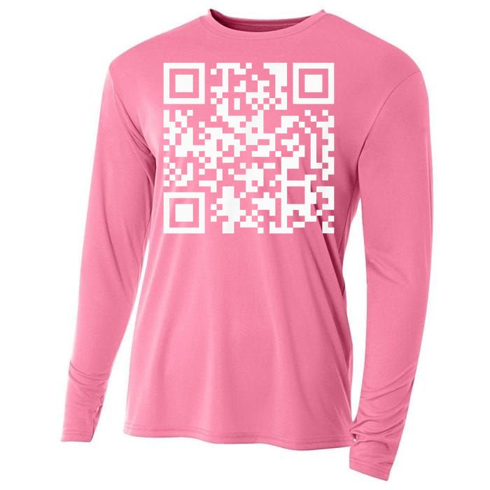 Funny Qr President Trump Dance Code Cooling Performance Long Sleeve Crew