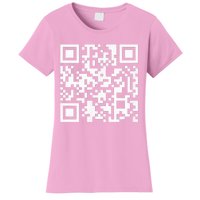 Funny Qr President Trump Dance Code Women's T-Shirt