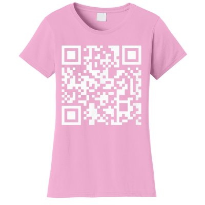 Funny Qr President Trump Dance Code Women's T-Shirt