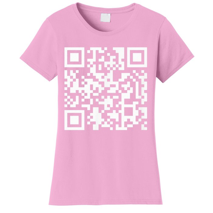 Funny Qr President Trump Dance Code Women's T-Shirt