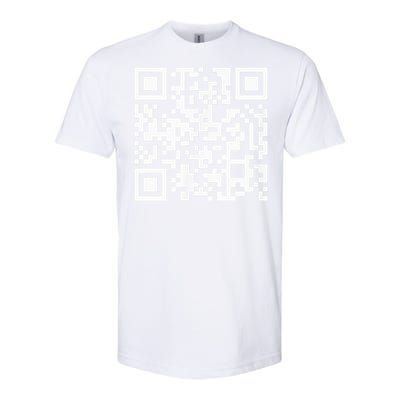 Funny Qr President Trump Dance Code Softstyle CVC T-Shirt