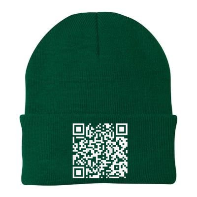 Funny Qr President Trump Dance Code Knit Cap Winter Beanie