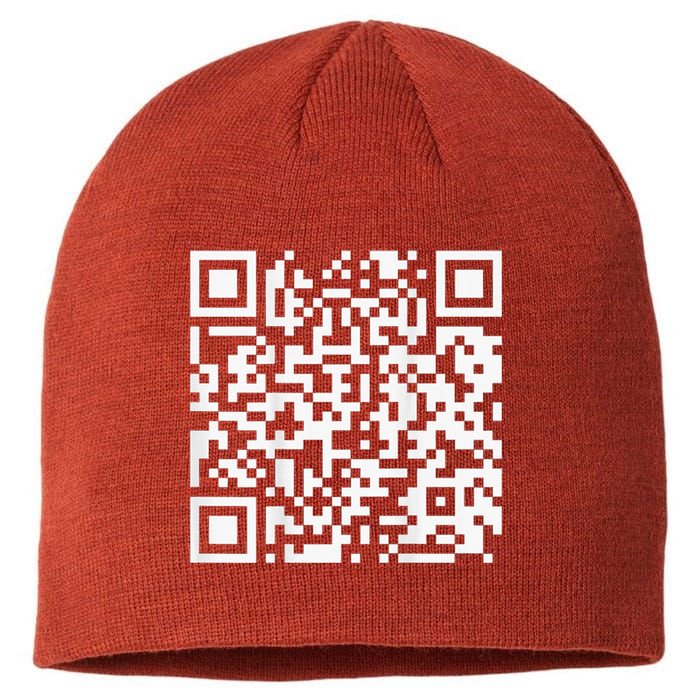 Funny Qr President Trump Dance Code Sustainable Beanie