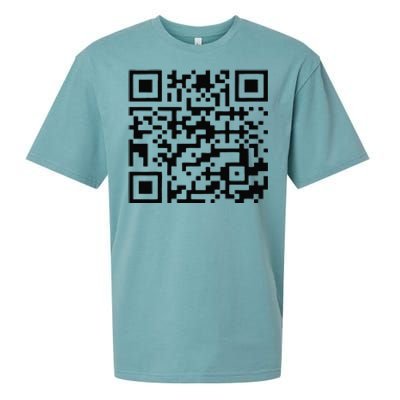 Funny Qr President Trump 4547 Trump Dancing Code Sueded Cloud Jersey T-Shirt