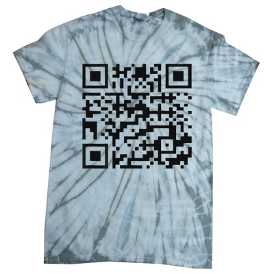 Funny Qr President Trump 4547 Trump Dancing Code Tie-Dye T-Shirt