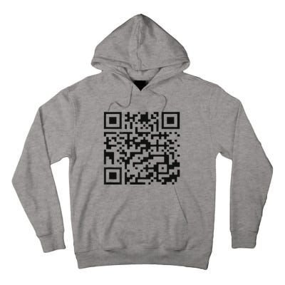 Funny Qr President Trump 4547 Trump Dancing Code Tall Hoodie