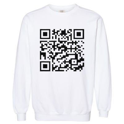 Funny Qr President Trump 4547 Trump Dancing Code Garment-Dyed Sweatshirt