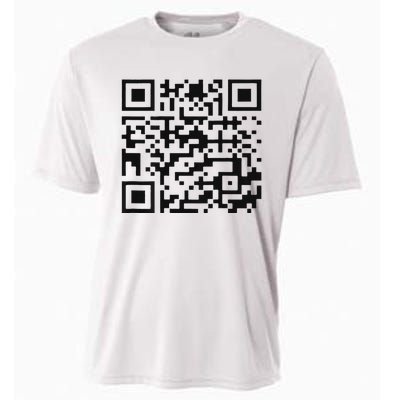 Funny Qr President Trump 4547 Trump Dancing Code Cooling Performance Crew T-Shirt