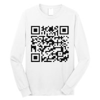 Funny Qr President Trump 4547 Trump Dancing Code Long Sleeve Shirt