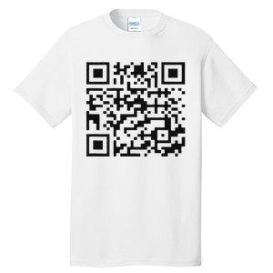 Funny Qr President Trump 4547 Trump Dancing Code Tall T-Shirt