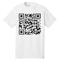 Funny Qr President Trump 4547 Trump Dancing Code Tall T-Shirt