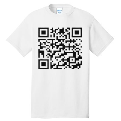 Funny Qr President Trump 4547 Trump Dancing Code Tall T-Shirt