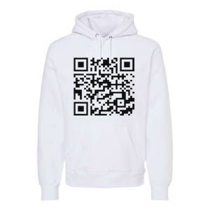 Funny Qr President Trump 4547 Trump Dancing Code Premium Hoodie