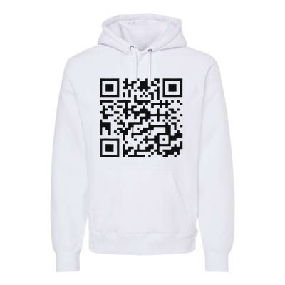 Funny Qr President Trump 4547 Trump Dancing Code Premium Hoodie