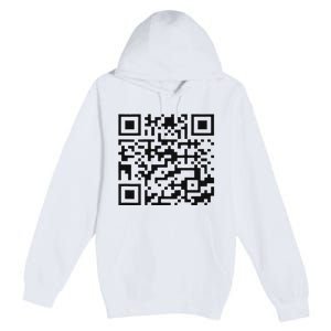 Funny Qr President Trump 4547 Trump Dancing Code Premium Pullover Hoodie