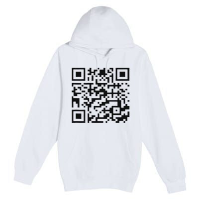 Funny Qr President Trump 4547 Trump Dancing Code Premium Pullover Hoodie