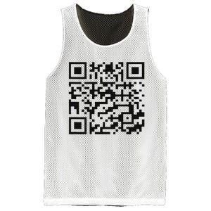 Funny Qr President Trump 4547 Trump Dancing Code Mesh Reversible Basketball Jersey Tank