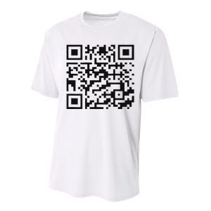 Funny Qr President Trump 4547 Trump Dancing Code Performance Sprint T-Shirt