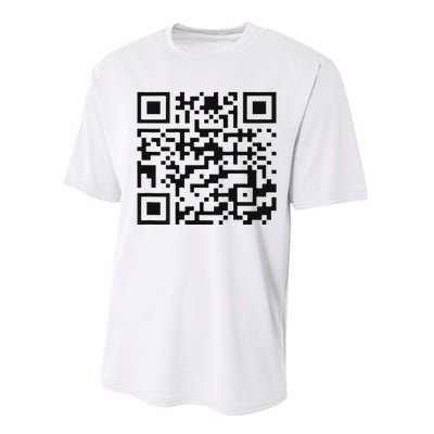 Funny Qr President Trump 4547 Trump Dancing Code Performance Sprint T-Shirt