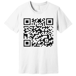 Funny Qr President Trump 4547 Trump Dancing Code Premium T-Shirt