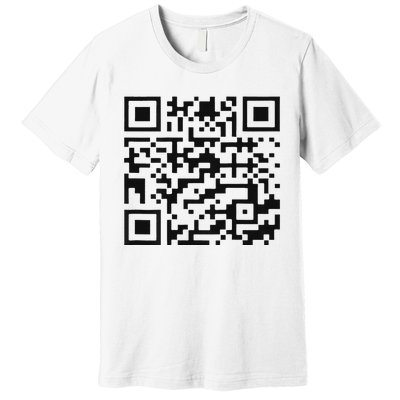 Funny Qr President Trump 4547 Trump Dancing Code Premium T-Shirt