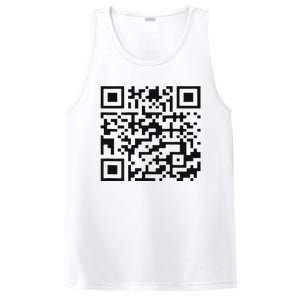 Funny Qr President Trump 4547 Trump Dancing Code PosiCharge Competitor Tank