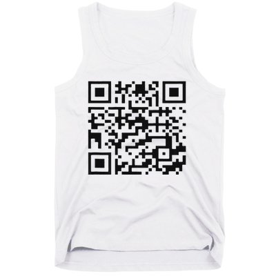 Funny Qr President Trump 4547 Trump Dancing Code Tank Top