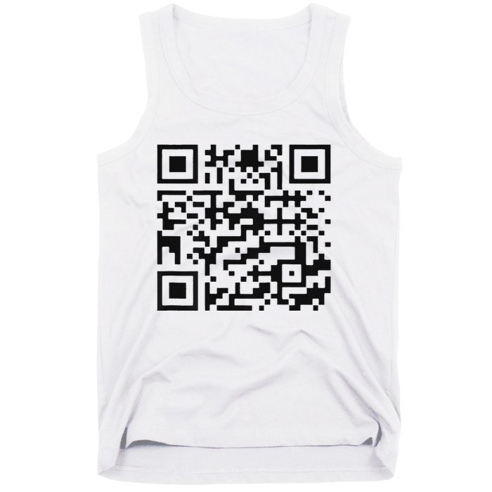 Funny Qr President Trump 4547 Trump Dancing Code Tank Top